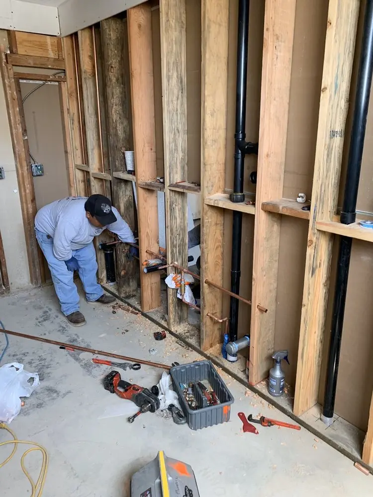 Commercial rough-in plumbing for Gas Line Repair in West Whittier-Los Nietos